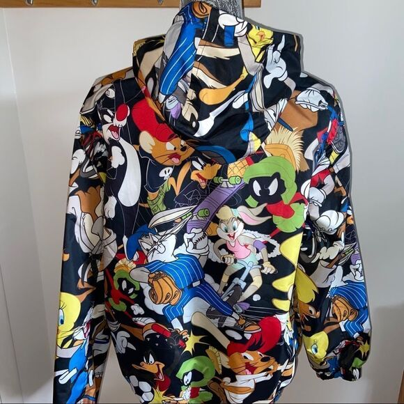Looney Tunes X Members Only character pattern windbreaker jacket - NWT - Picture 4 of 16